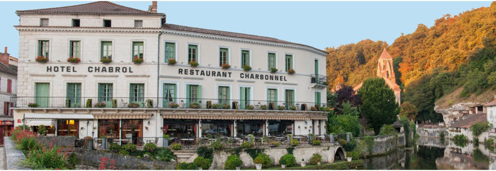 Hotel Restaurant Charbonnel Brantome Bagian luar foto