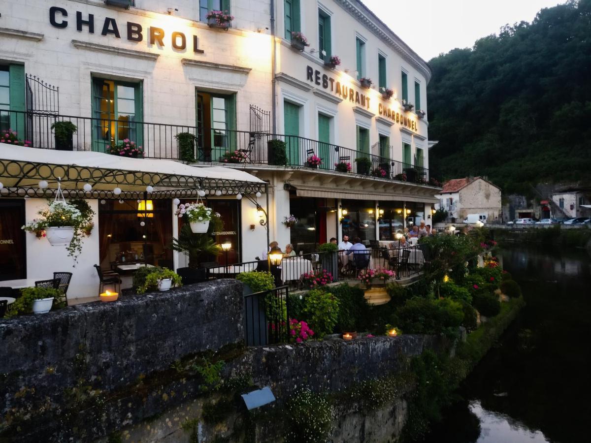 Hotel Restaurant Charbonnel Brantome Bagian luar foto